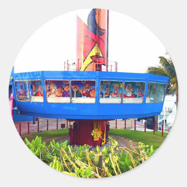 Tour El Embarcadero, Stickers Cancun (Devant)