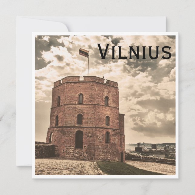 Tour Gediminas de Vilnius (Devant)