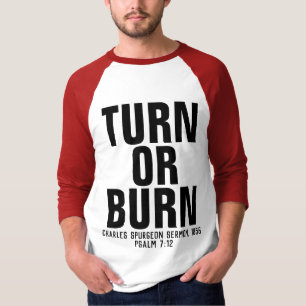 TOUR OU BRÛLE, Charles Spurgeon, T-shirts chrétien