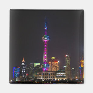 Tour Perle Orientale - Shanghai, Chine - Magnet