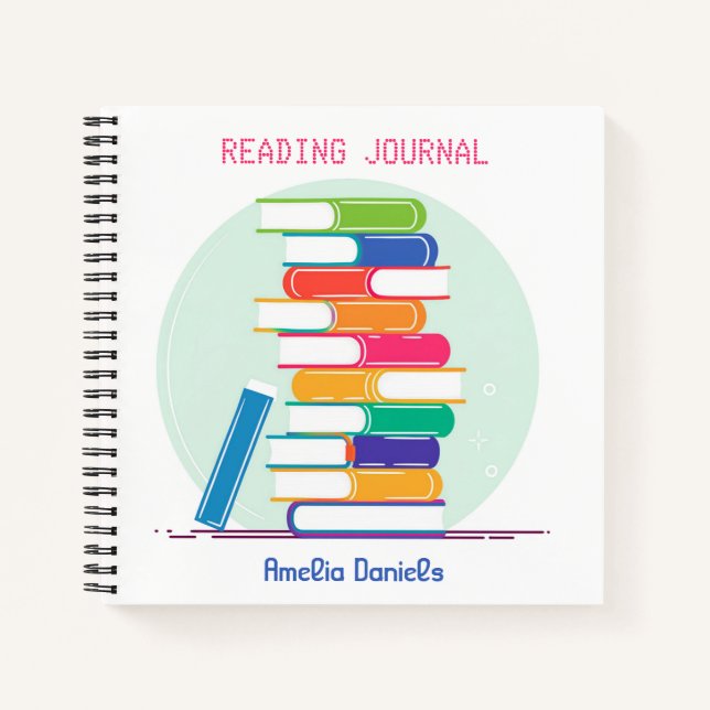 Tour personnalisée de livres Journal de lecture (Devant)