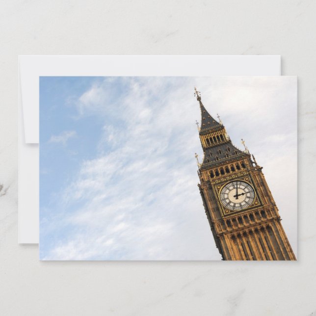 Tour St Stephens (Big Ben) avec espace de copie (Devant)