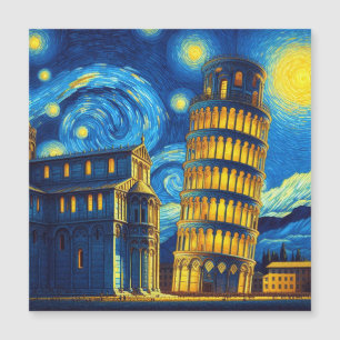 Tour Starry Night Leaning De Pise Italie