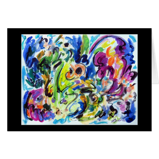 Tourbillon couleur Abstrait (Devant horizontal)