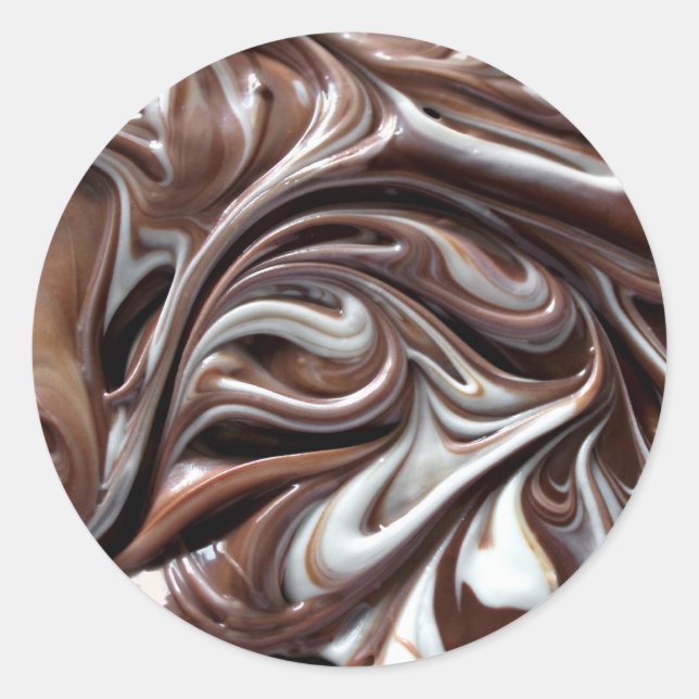 tourbillon de chocolat gros autocollants (Devant)
