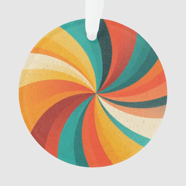 Tourbillon de couleurs rétro – Fond abstrait vinta (devant)