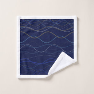 Tourbillon de marbre bleu or motif sans couture