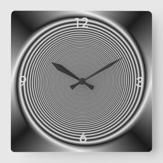 Tourbillon noir et blanc > Horloge murale