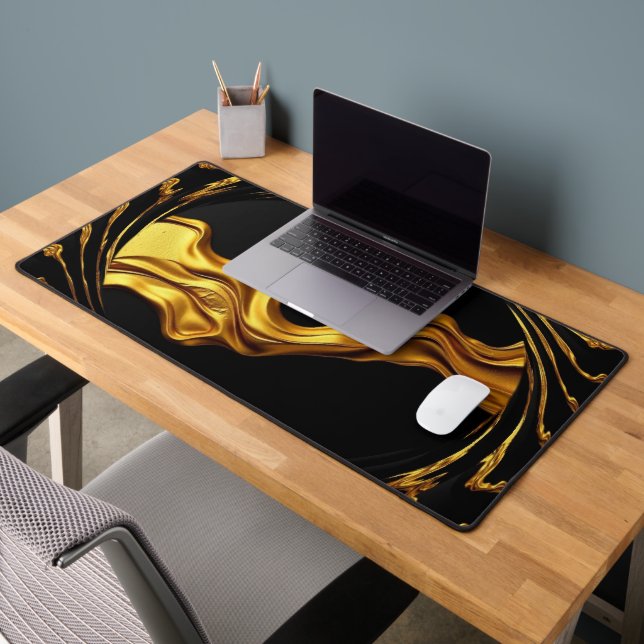 Tourbillon Opulent Liquide Or Noir Monochrome Ache (Bureau 2)