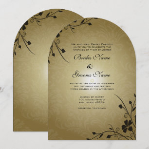 Tourbillons de fleurs noires sur invitation de mar