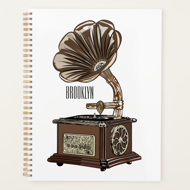 Tourne-disque dessin animé (Devant)
