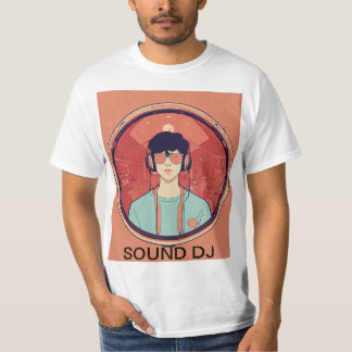 "Tourne-disques & Beats" T-shirt DJ