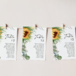 Tournée de pays audacieux | Tableau des numéros de<br><div class="desc">Ce tournesol de pays audacieux | tableau de numéro est parfait pour votre simple classique boho jardin d'été mariage grange de . Le design comprend un bouquet de vintage or jaune aquarelle et des tournesols oranges rustiques, une élégante végétation d'eucalyptus vert sauge moderne et une rose en ivoire blanc. Le...</div>
