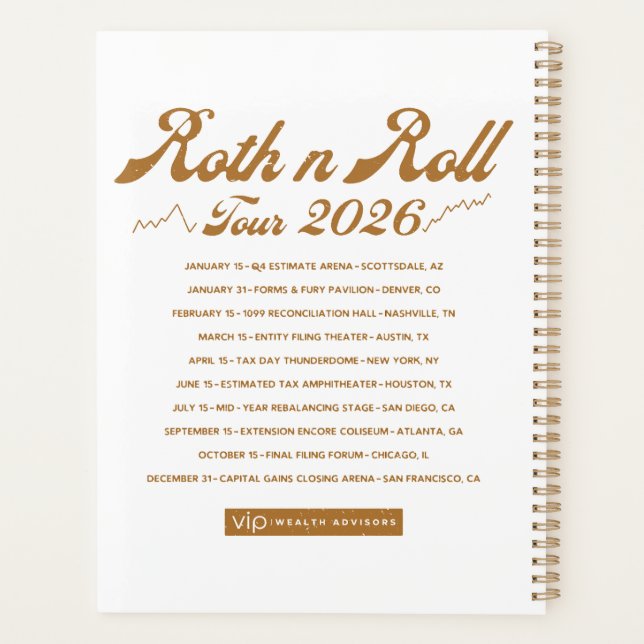 Tournée mondiale Roth n Roll (Dos)