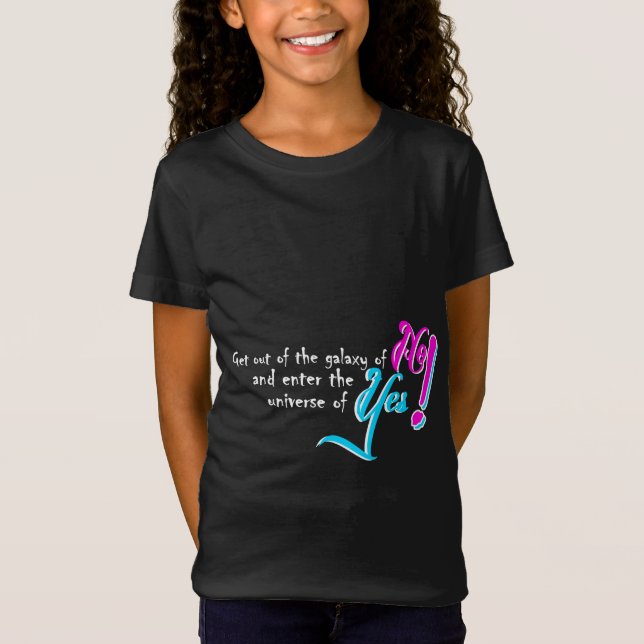 Tourner la lumière optimiste ! T-shirt (Devant)