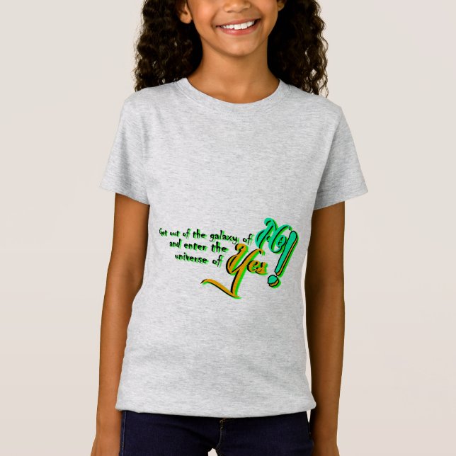 Tourner la lumière optimiste ! T-shirt (Devant)