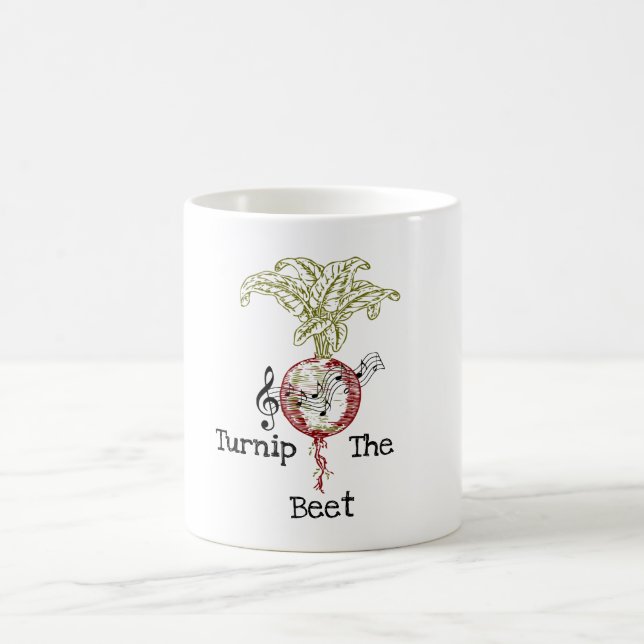 Tourner La Mug De Café De Beet (Centre)