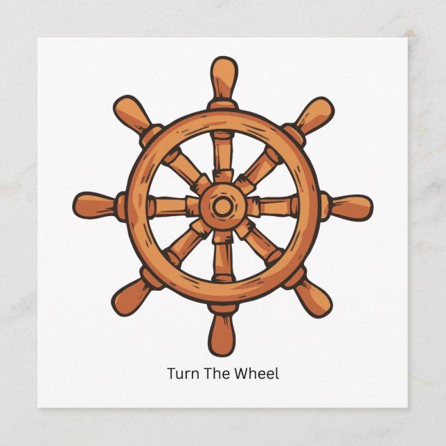 Tourner la Roue – Carte téléchargeable (âges 2–4) (Devant)