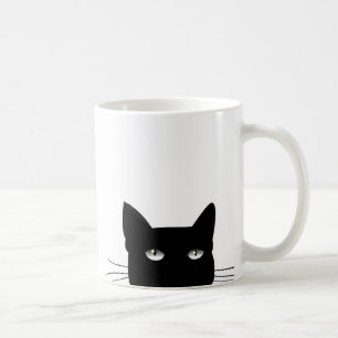 TOURNER LE CHAT NOIR KITTY LOVER CAFÉ MUG