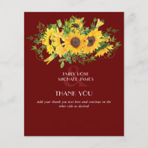 Tournesol Bourgogne Merci Mariage