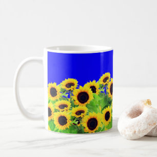 Tournesol Café Mug Ukraine Drapeau couleurs soutie