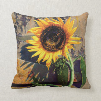 Tournesol carré de coussin par Camille Engel