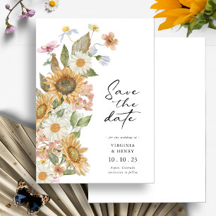 Tournesol Carte de Pré-annonce