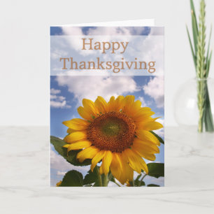 Tournesol & Ciel :: Carte Joyeux Thanksgiving