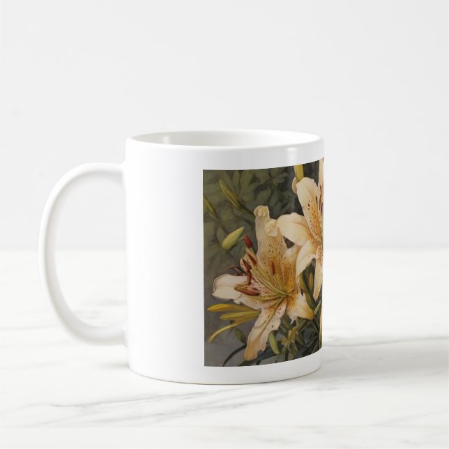 Tournesol cool tasse personnalisée (Gauche)