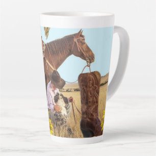 Tournesol Cowboy Horse Latte Mug
