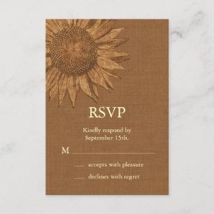 Tournesol d'automne RSVP