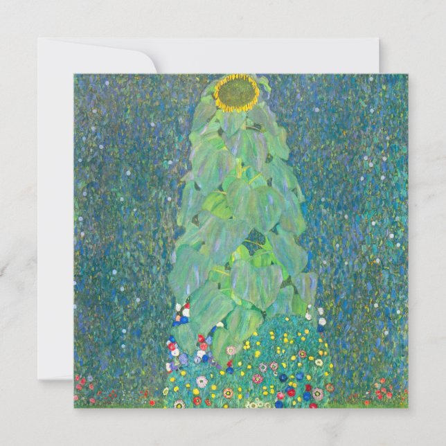 Tournesol de Klimt, Fleurs Vintages Art Nouveau (Devant)