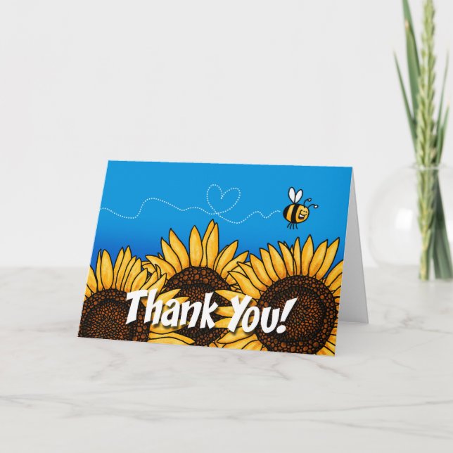 tournesol de sentier des abeilles - merci (Devant)