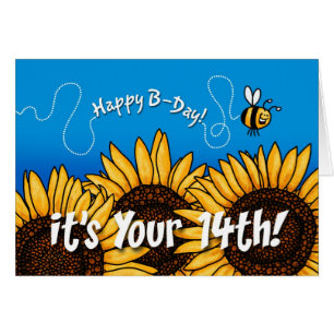 tournesol de traînée d'abeille - 14 années