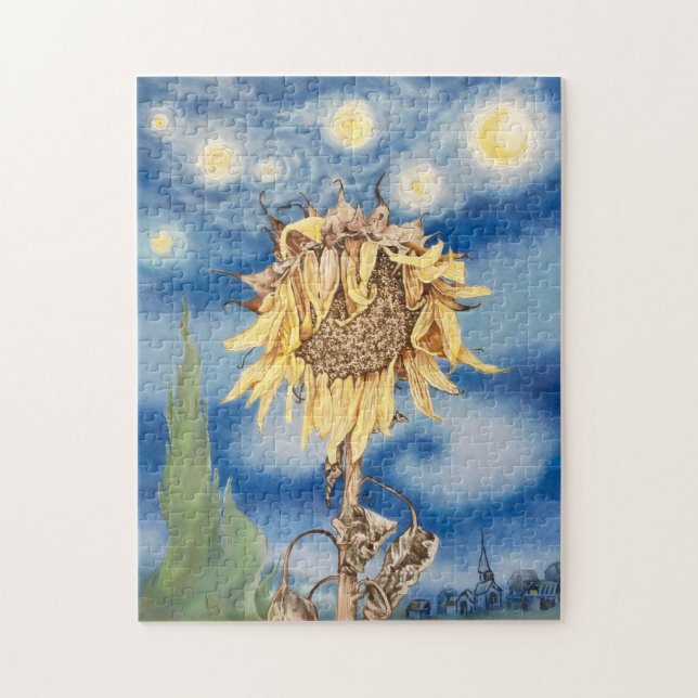 Tournesol de Vincent en puzzle (Vertical)
