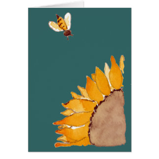 Tournesol et abeille