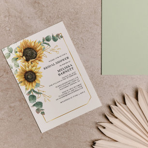 Tournesol Eucalyptus Fête des mariées Floral
