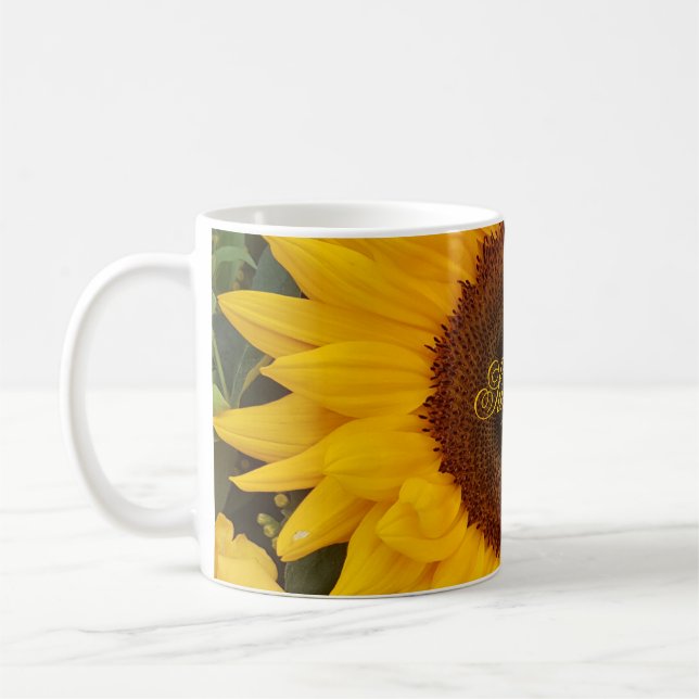 Tournesol Fleur florale Mug (Gauche)