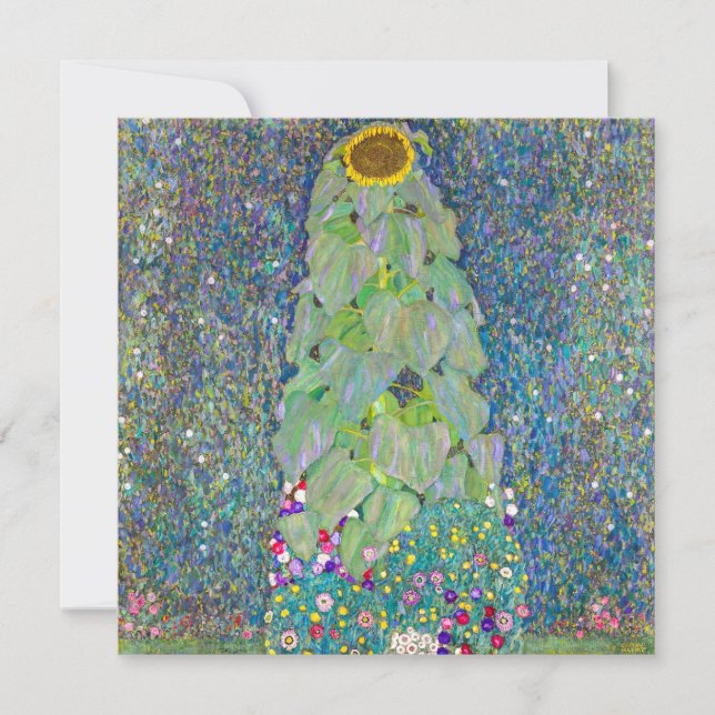 Tournesol | Gustav Klimt | Carte (Devant)