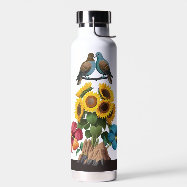 Tournesol Hibiscus Bouteille d'eau de la colombe d (Gauche)