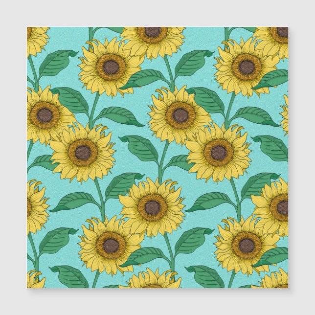 Tournesol Illustration Mode Répéter le Motif (Devant)