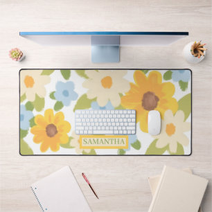 Tournesol joyeux et floral pastel de marguerite