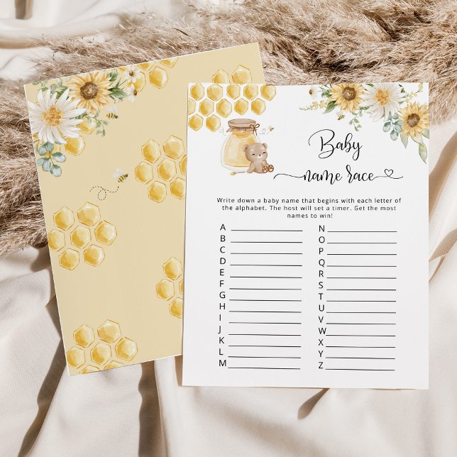 Tournesol miel ours Nom de bébé jeu de course (Créateur téléchargé)