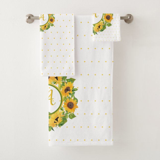Tournesol monogramme (En situation)
