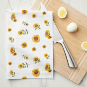 Tournesol Motif Grand Serviette de cuisine