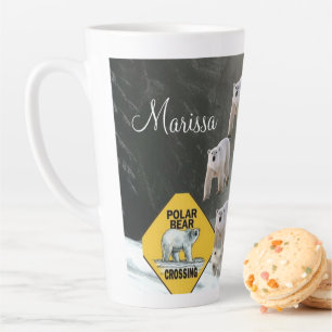 Tournesol Ours Polaire Flore Latte Mug