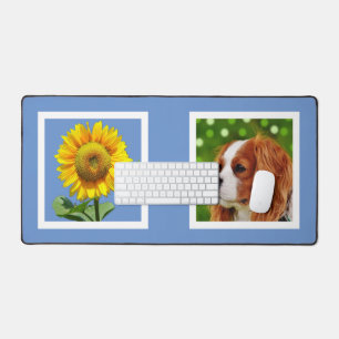 Tournesol personnalisé et photo de chien Cavalier 