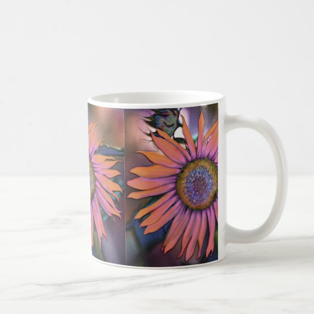Tournesol Psychédélique Wraparound Mug (Droite)