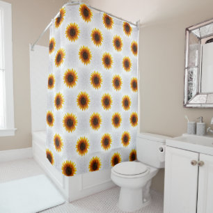 Tournesol rideau de douche