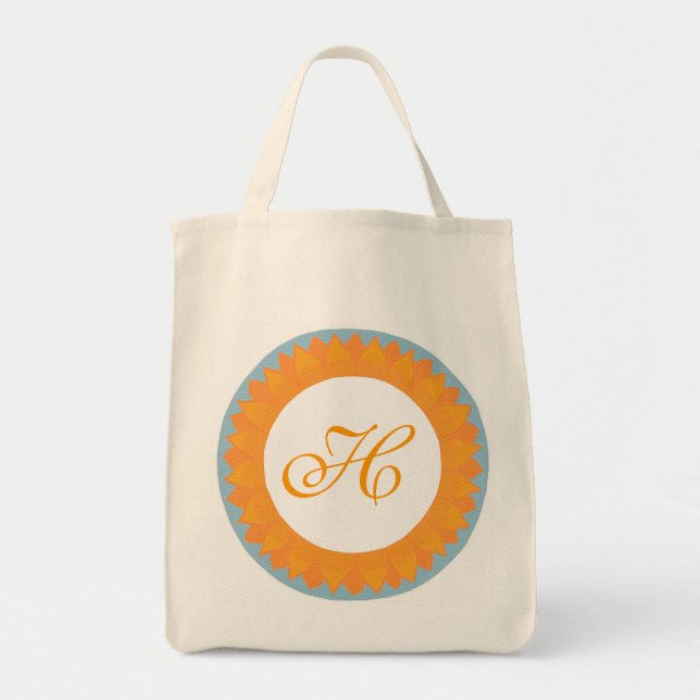 Tournesol, sacs fourre-tout monogrammes Bridesmaid (Devant)